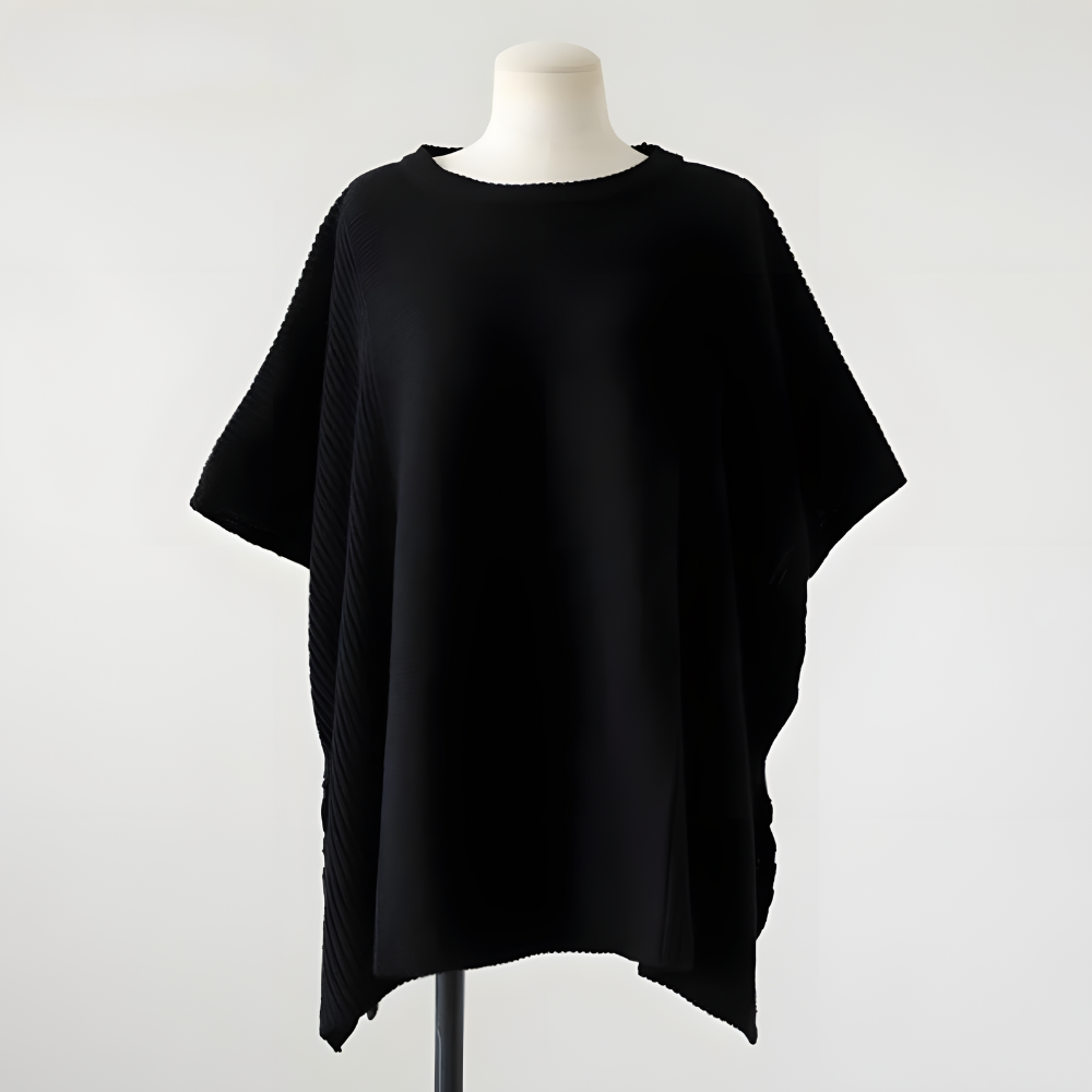 pull-poncho-femme-avec-manches